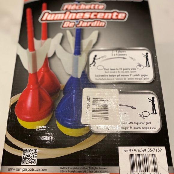 Triumph Sports USA Glow Backyard Darts - Picture 5 of 6